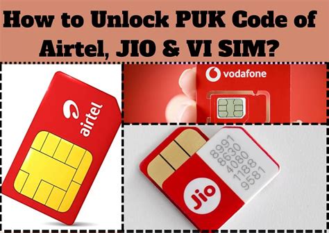 how to know puk code of airtel